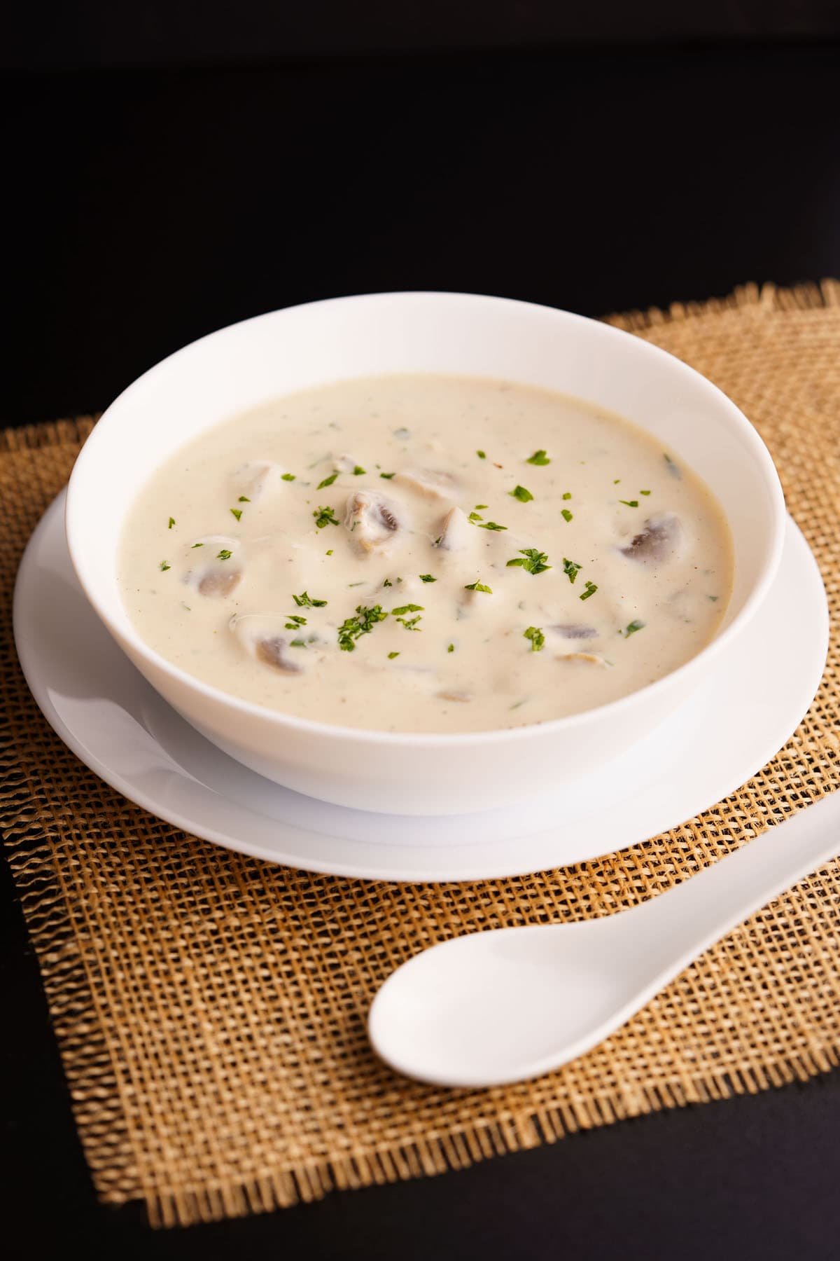 Champignon-Cremesuppe