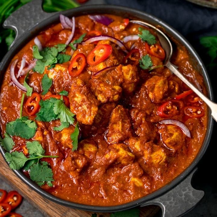 Chicken Madras (scharf)