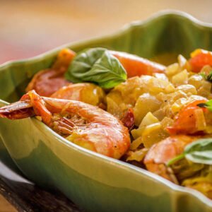 Scampi Madras (mittelscharf)